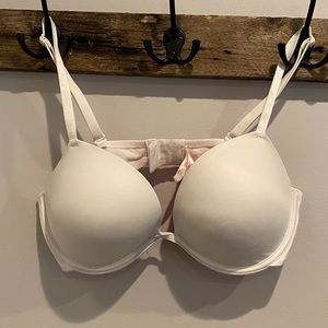 White Push Up Bra